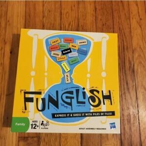 Funglish Word Game by Hasbro  Complete Party Family Game Night
